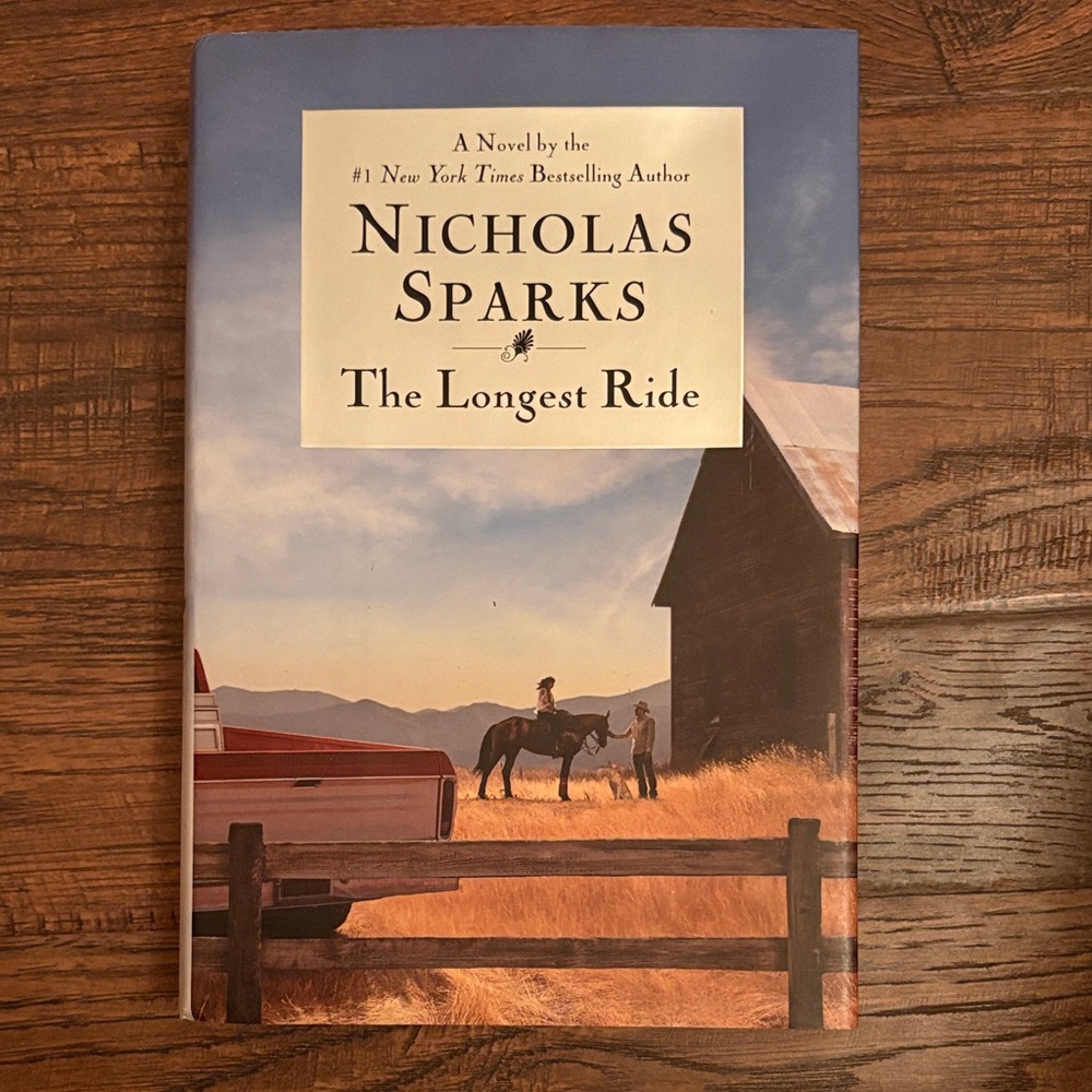 Nicholas Sparks 'The Longest Ride' Book